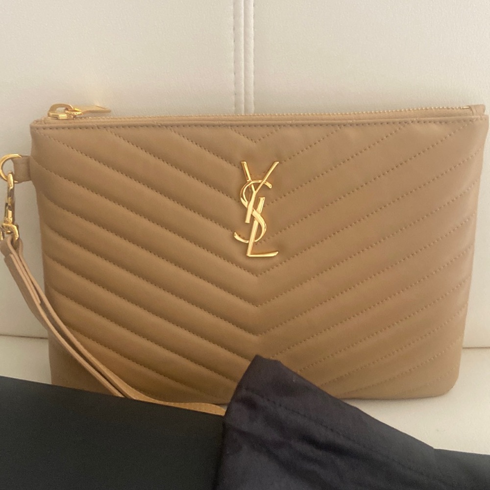 YSL monogramme pouch